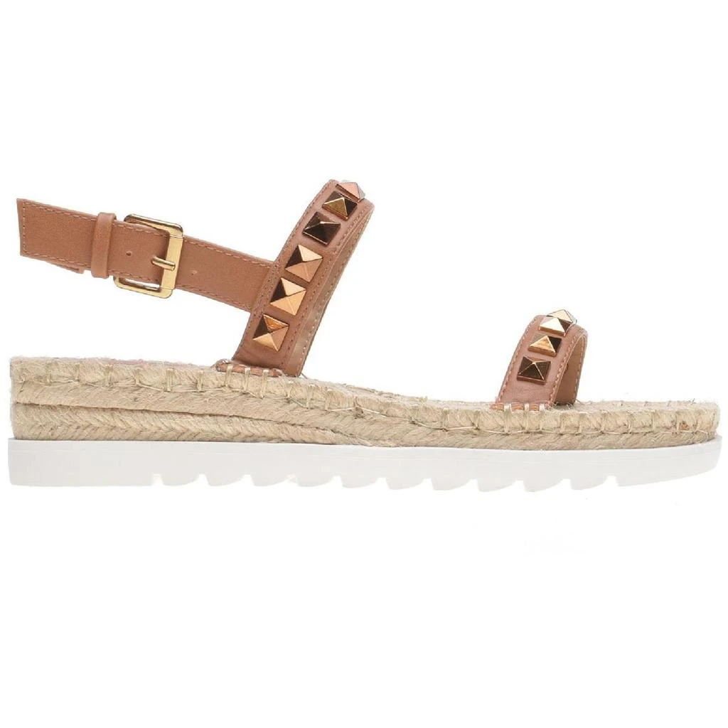 Wild Pair Yelenah Womens Faux Leather Studded Espadrilles 2