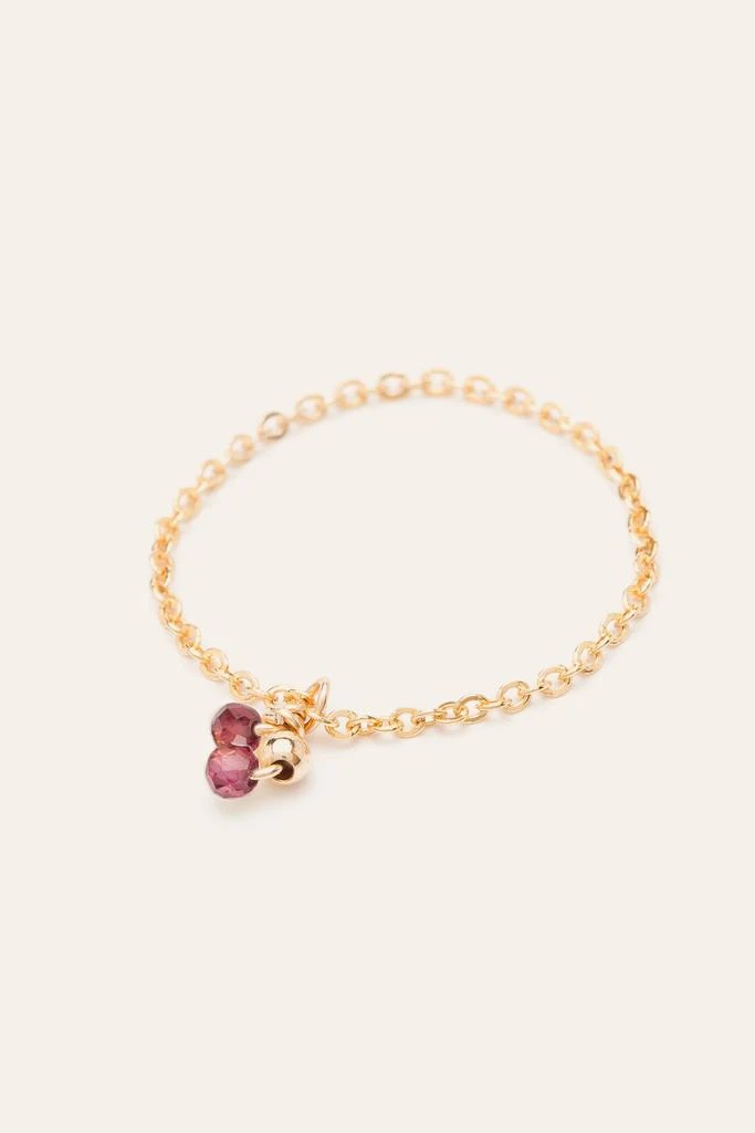 预计3周后发货 YAY Paris Bague Chaînette Grelot - Or 2