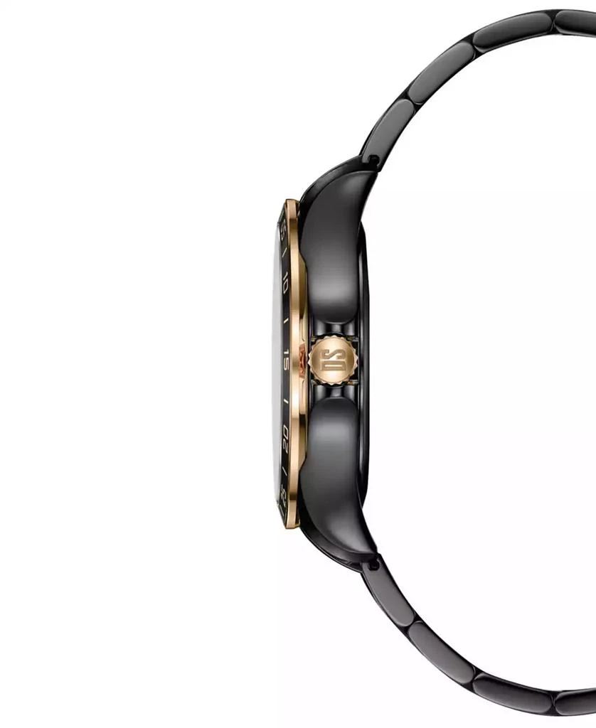 Certina Men's Swiss Automatic DS-8 Black PVD Stainless Steel Bracelet Watch 41mm 3