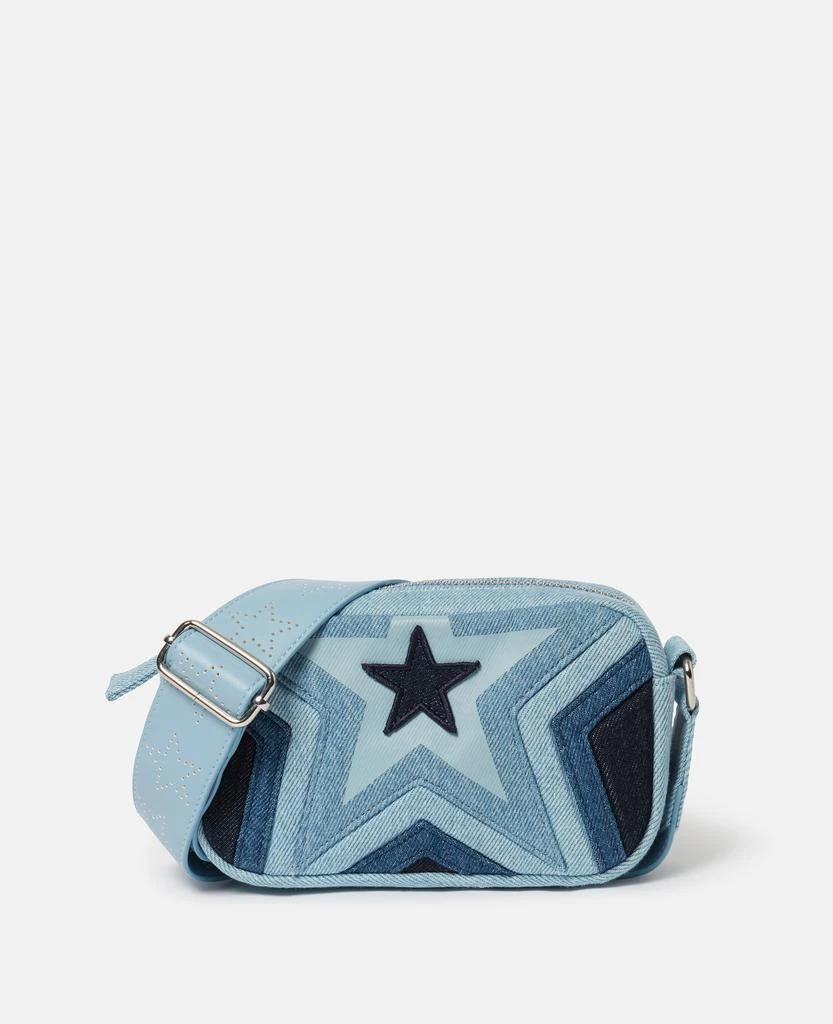 Stella McCartney Stella McCartney - Star Motif Denim Crossbody Bag,