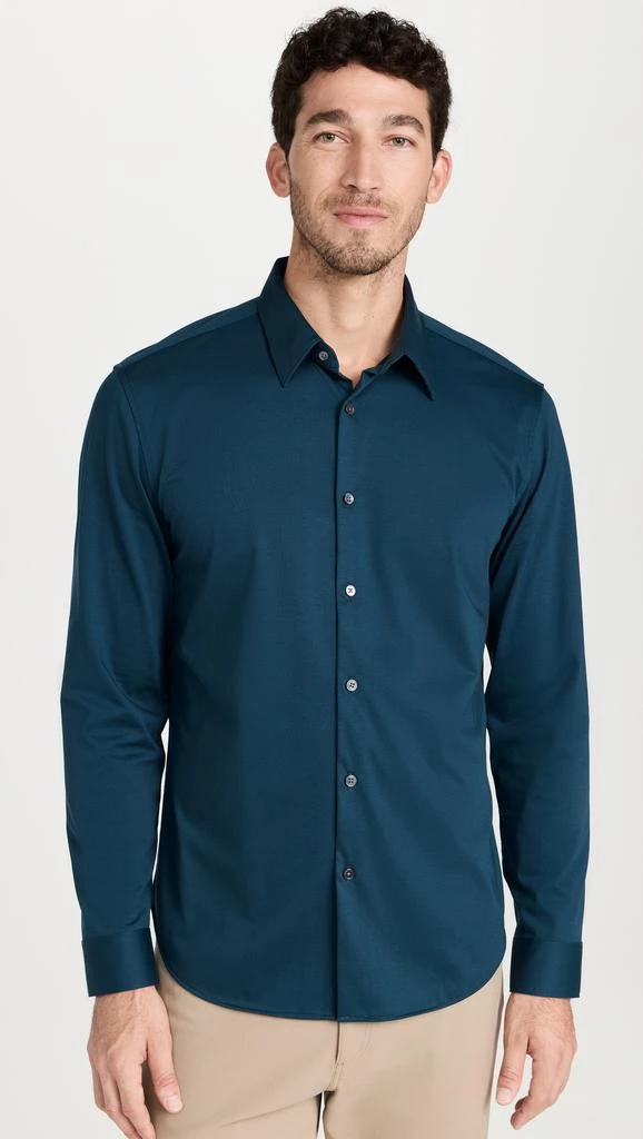 Theory Sylvain Shirt in Structure Knit 1