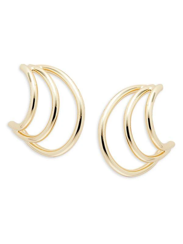 Argento Vivo Studio 14K Goldplated Hoop Earrings 1