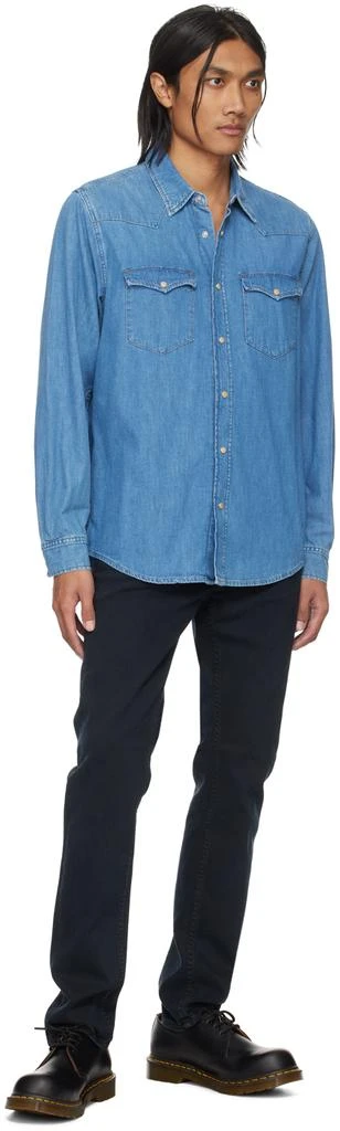 Nudie Jeans Blue George Denim Shirt 4