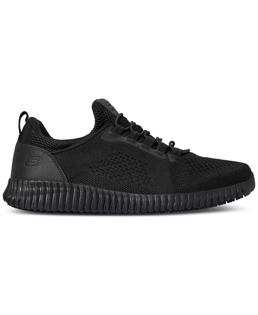 SKECHERS Men's Work Relaxed Fit Cessnock Slip-Resistant Work Athletic Sneakers from Finish Line 9