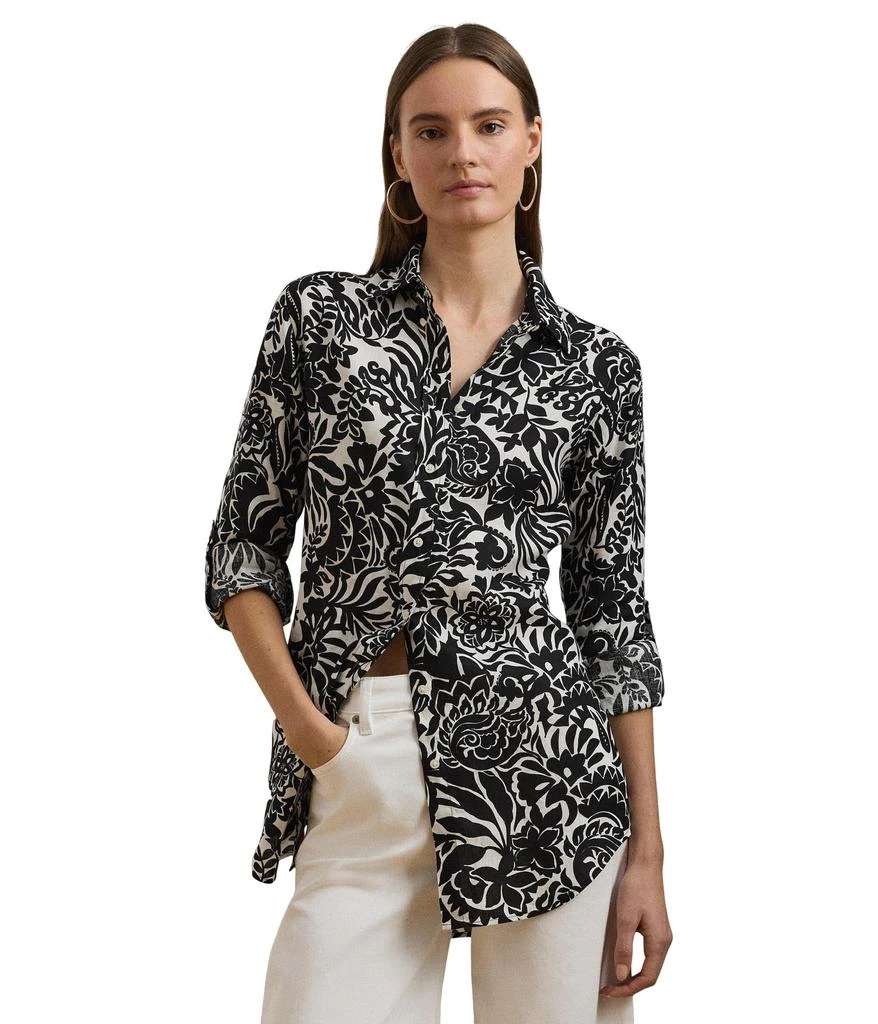Ralph Lauren Relaxed Fit Floral Linen Shirt 1