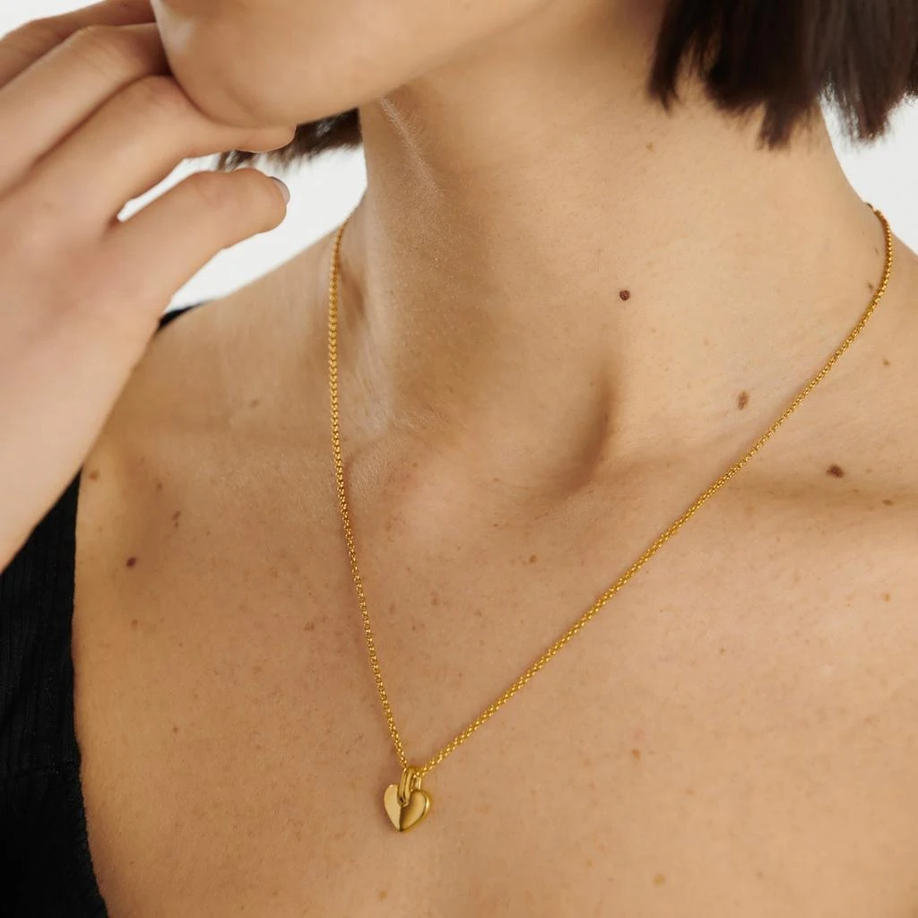 Katie Loxton Katie Loxton The Curated Collection Alora Heart Gold-Plated Necklace 2