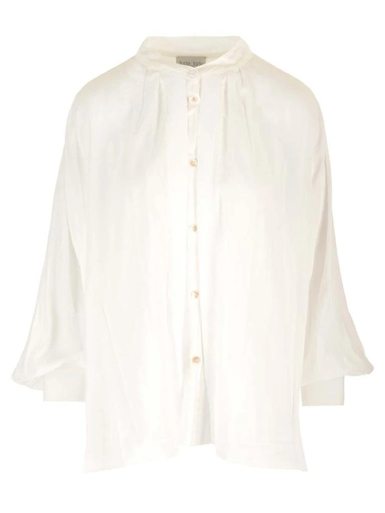 FORTE_FORTE Voile Bohemian-style Shirt 1