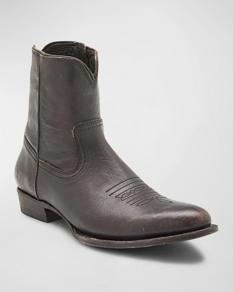 Frye Men's Austin Side-Zip Leather Boots 2