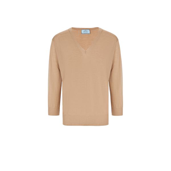 Prada Wool V-neck Jumper
