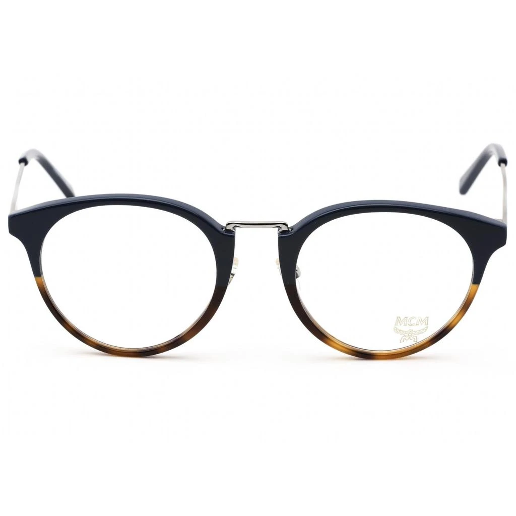 MCM MCM Unisex Eyeglasses - Clear Demo Lens Havana Blue Round Shape Frame | MCM2704 235 2