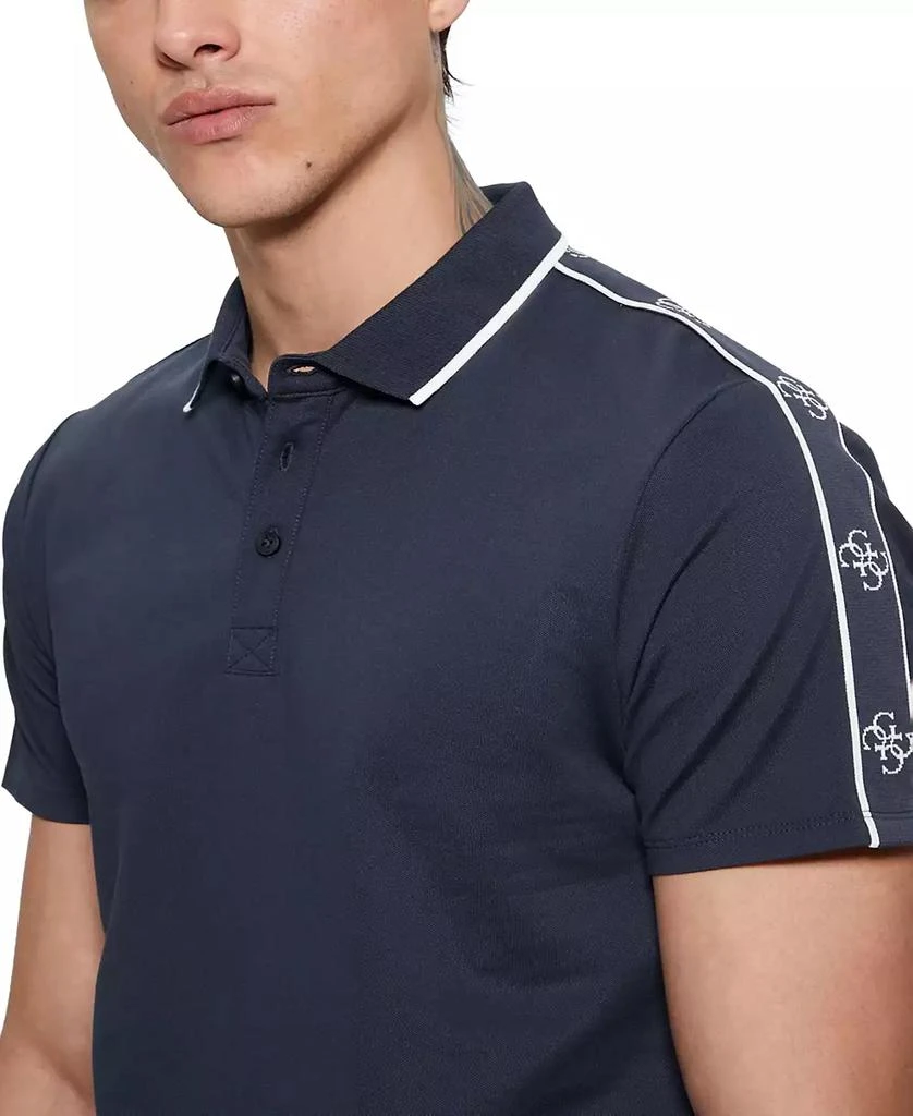 GUESS Men's Quattro Crest Short Sleeve Polo Shirt 3