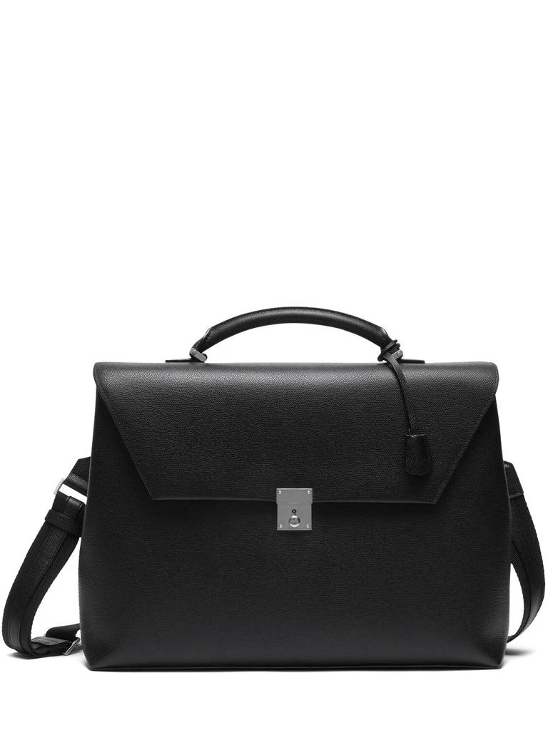 VALEXTRA Avietta Leather Briefcase 1