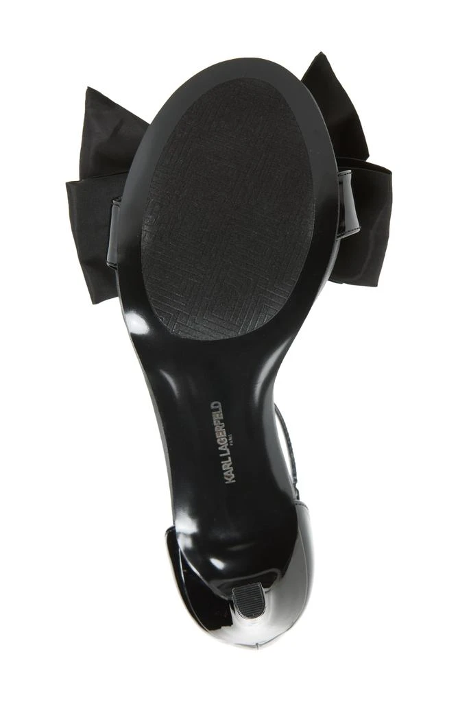 Karl Lagerfeld Paris Kenz Rhinestone Bow Sandal 6