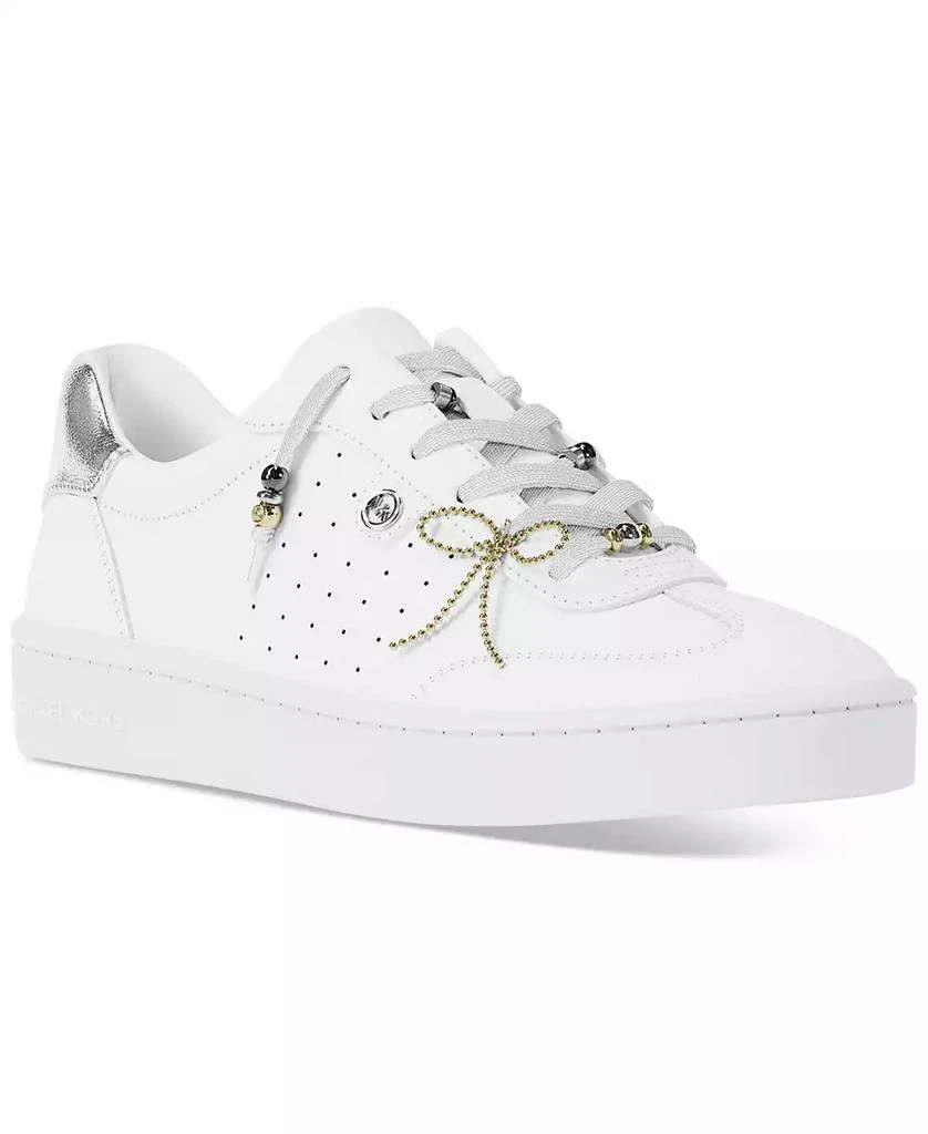 Michael Kors Scotty Leather Lace-up Sneakers with Charms