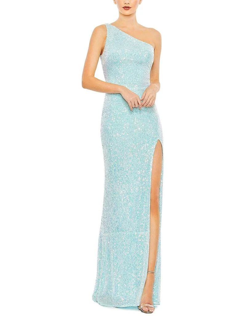 chinese dress ladies Blue Anthurium Flowers Slip Maxi Dress  FARM Rio