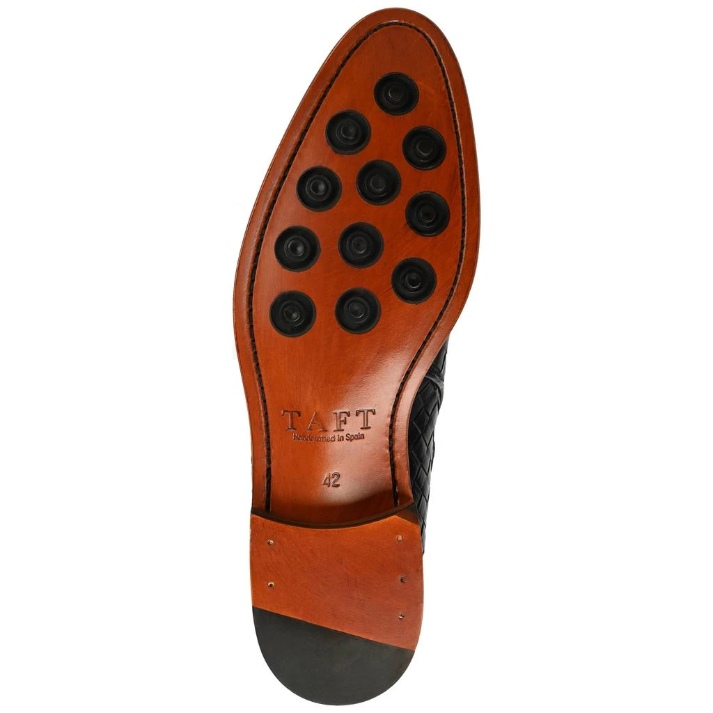 TAFT The Dylan Boot in Black Woven 4