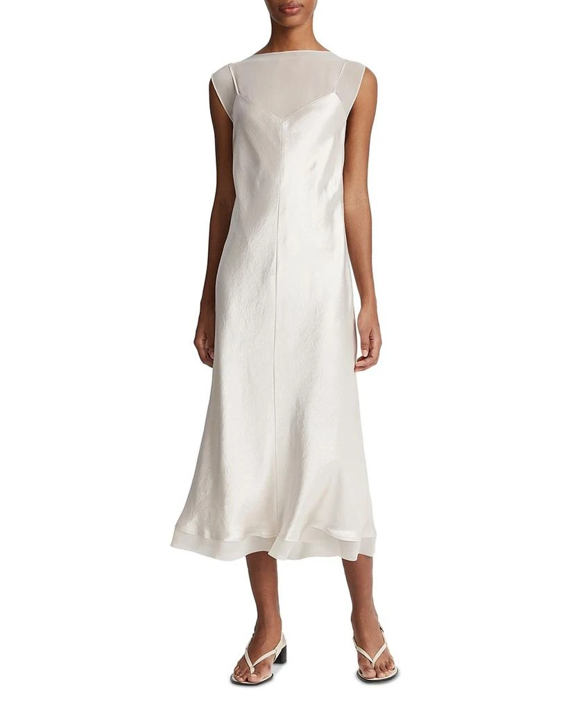 Vince Chiffon Layered Slip Dress 1