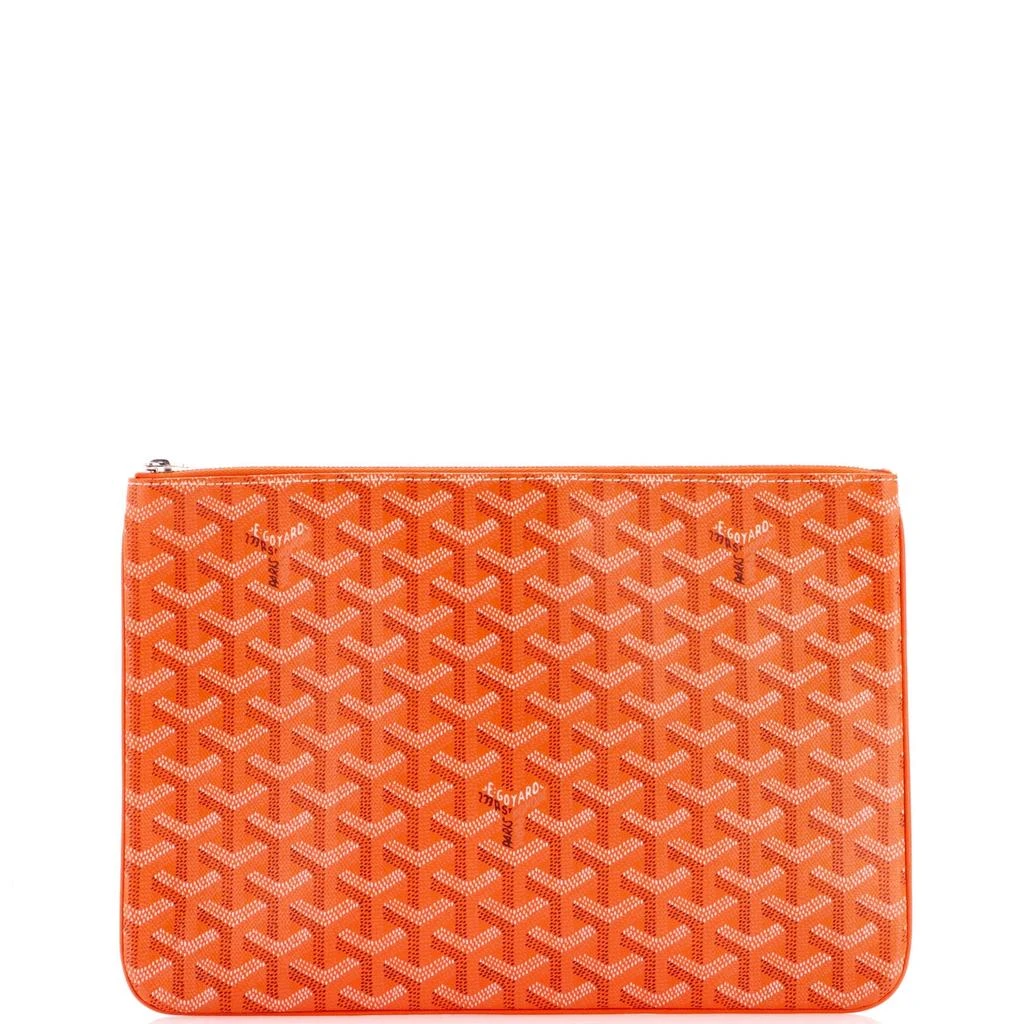 Goyard Senat Zip Pouch Coated Canvas MM