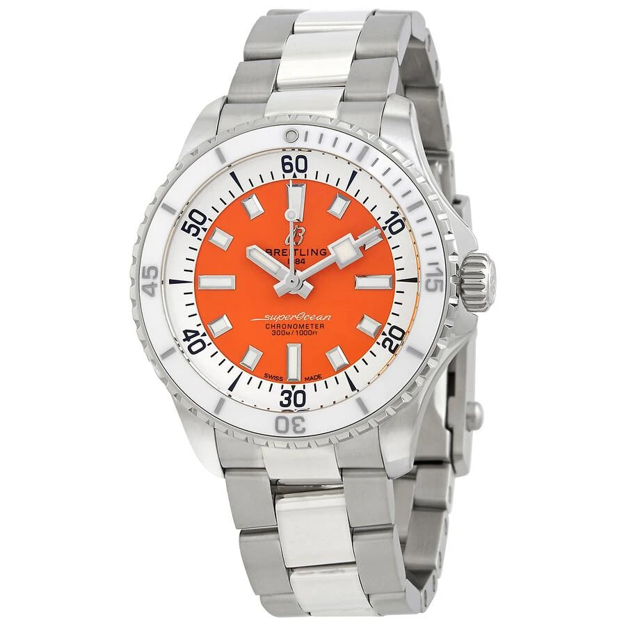 BREITLING Breitling Superocean Automatic Chronometer Orange Dial Unisex Watch A17377211O1A1 1