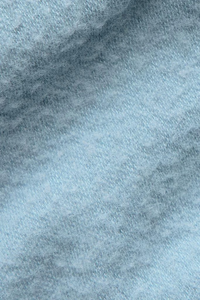 Alo Seamless Winter Warm Plush Cropped Short Sleeve - Celestial Blue 5