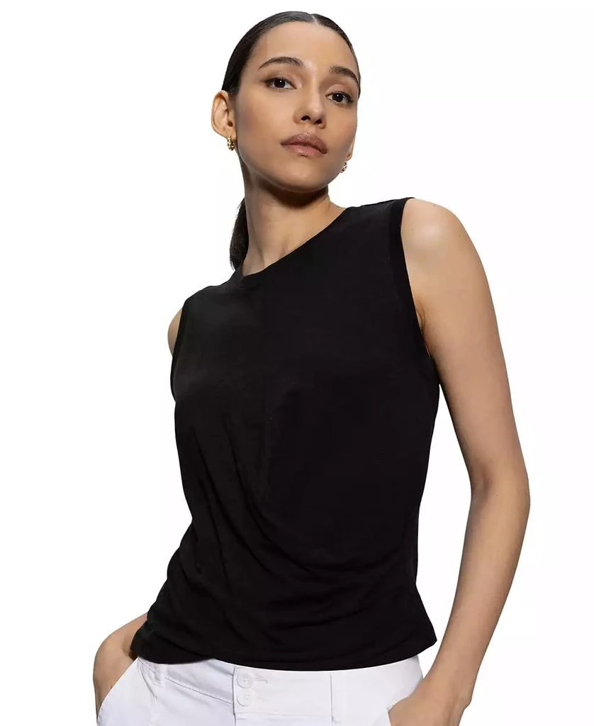Sanctuary Women's Draped Sleeveless Crewneck Tank 3