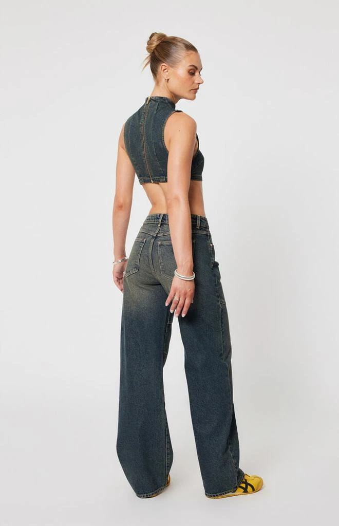 ABRAND 95 Paneled Low Rise Baggy Jeans 3
