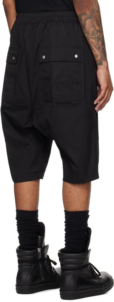 Rick Owens Black Concordians Bela Pods Shorts 3