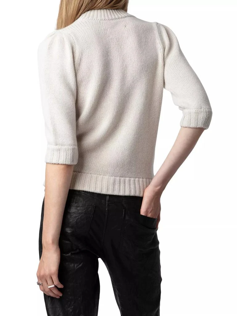 ZADIG & VOLTAIRE Cashmere Star-Button Cardigan 7