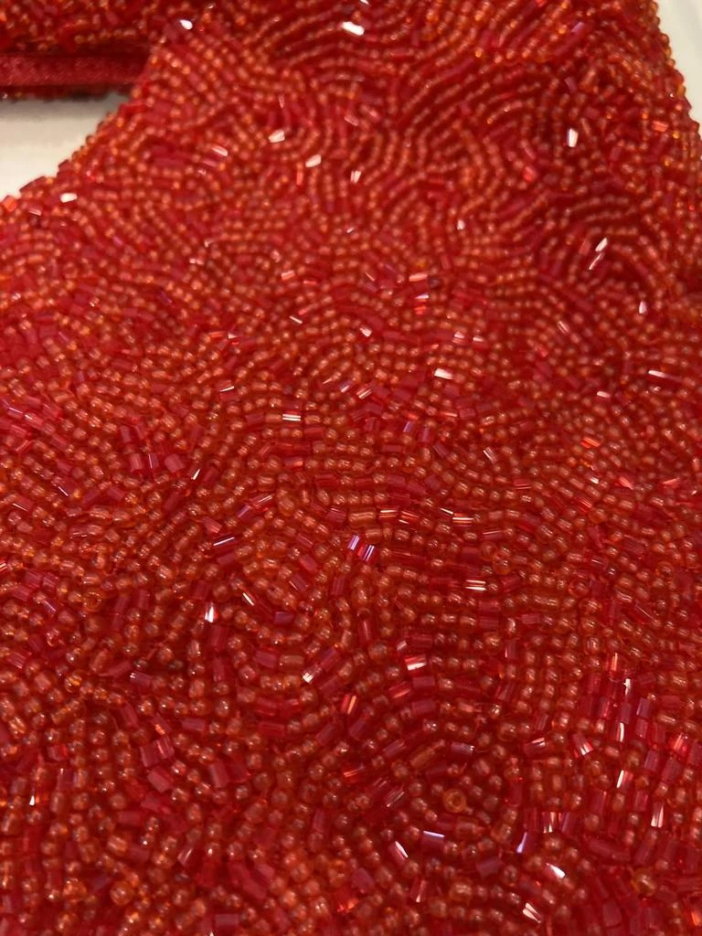 TIANA Tiana - Cutout Handle Scatter Beaded Clutch 3