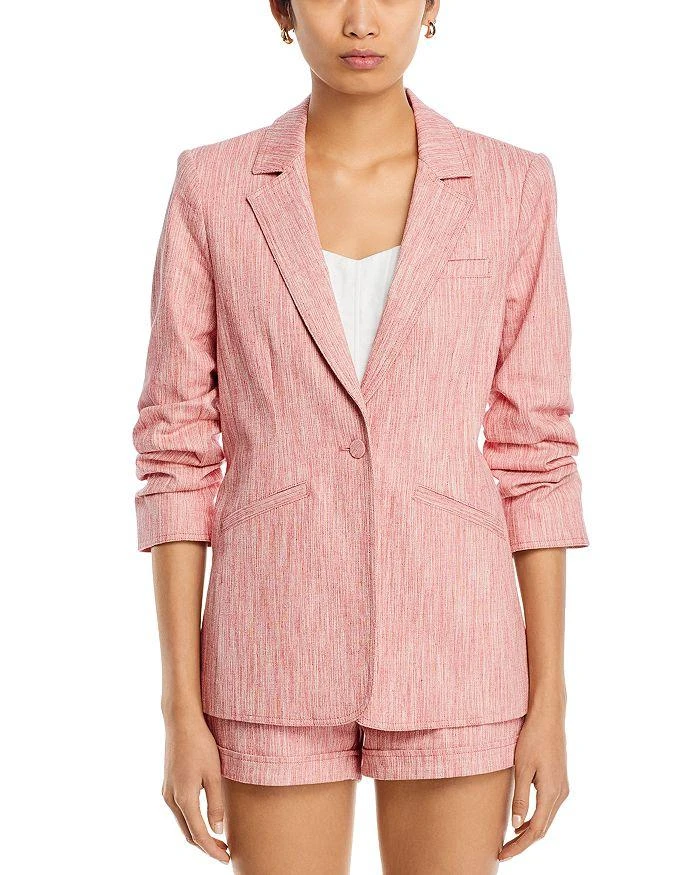 Cinq à Sept Khloe Ruched Sleeve Blazer 8
