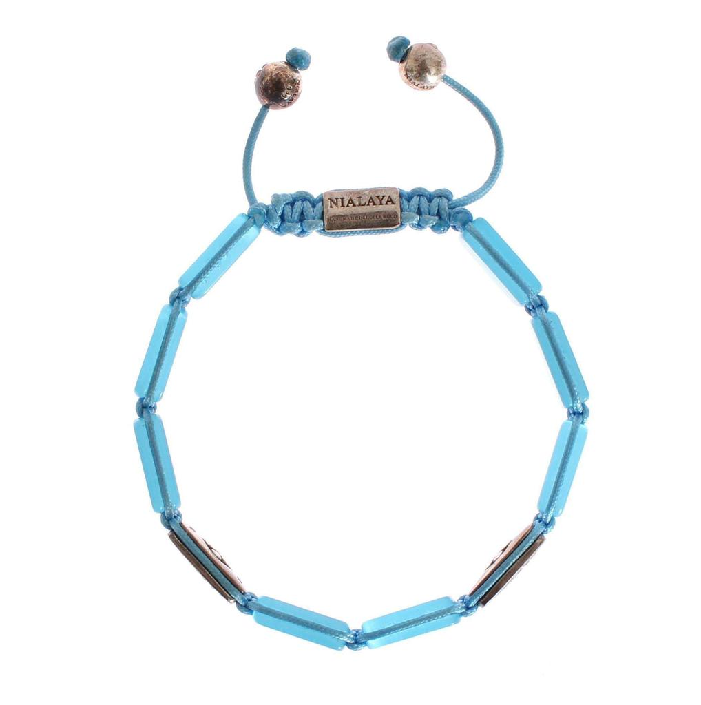 Nialaya Nialaya CZ Opal 925 Silver Bracelet