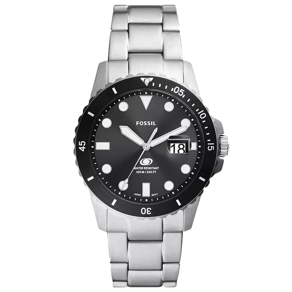 Fossil Men
s Dive Black Dial Watch