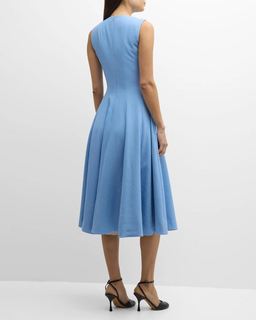 Emilia Wickstead Marlen Sleeveless Midi Dress 6