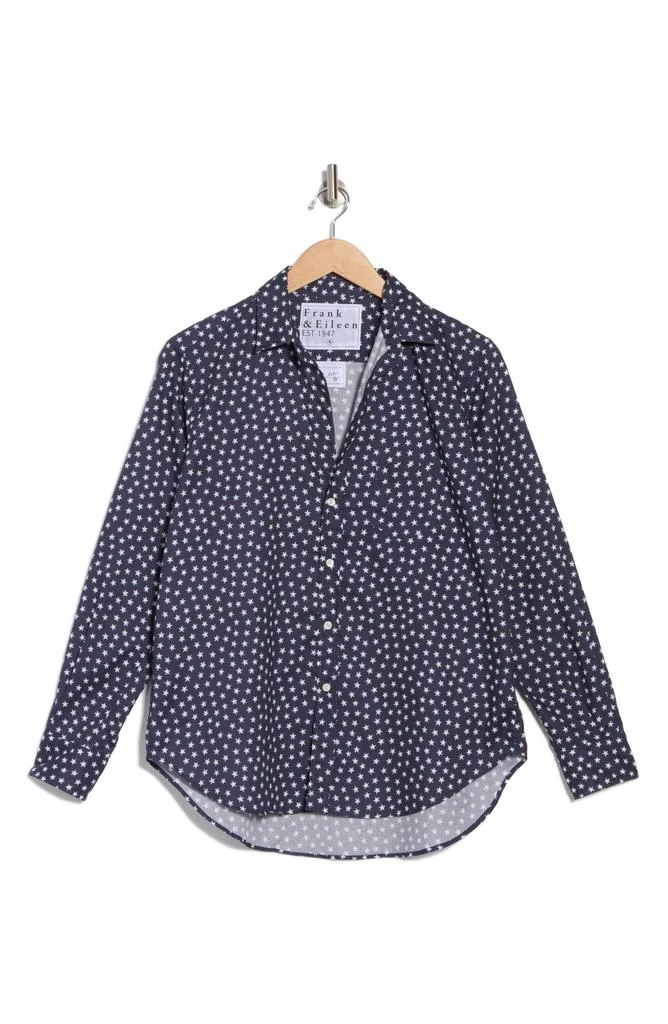 Frank & Eileen Eileen Star Print Relaxed Button-Up Shirt 3