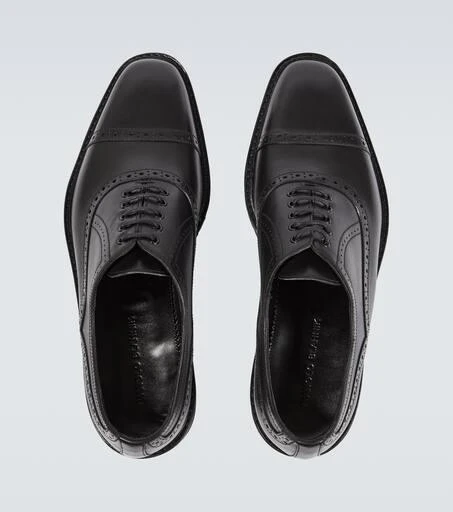 Manolo Blahnik Norton leather Oxford shoes 4