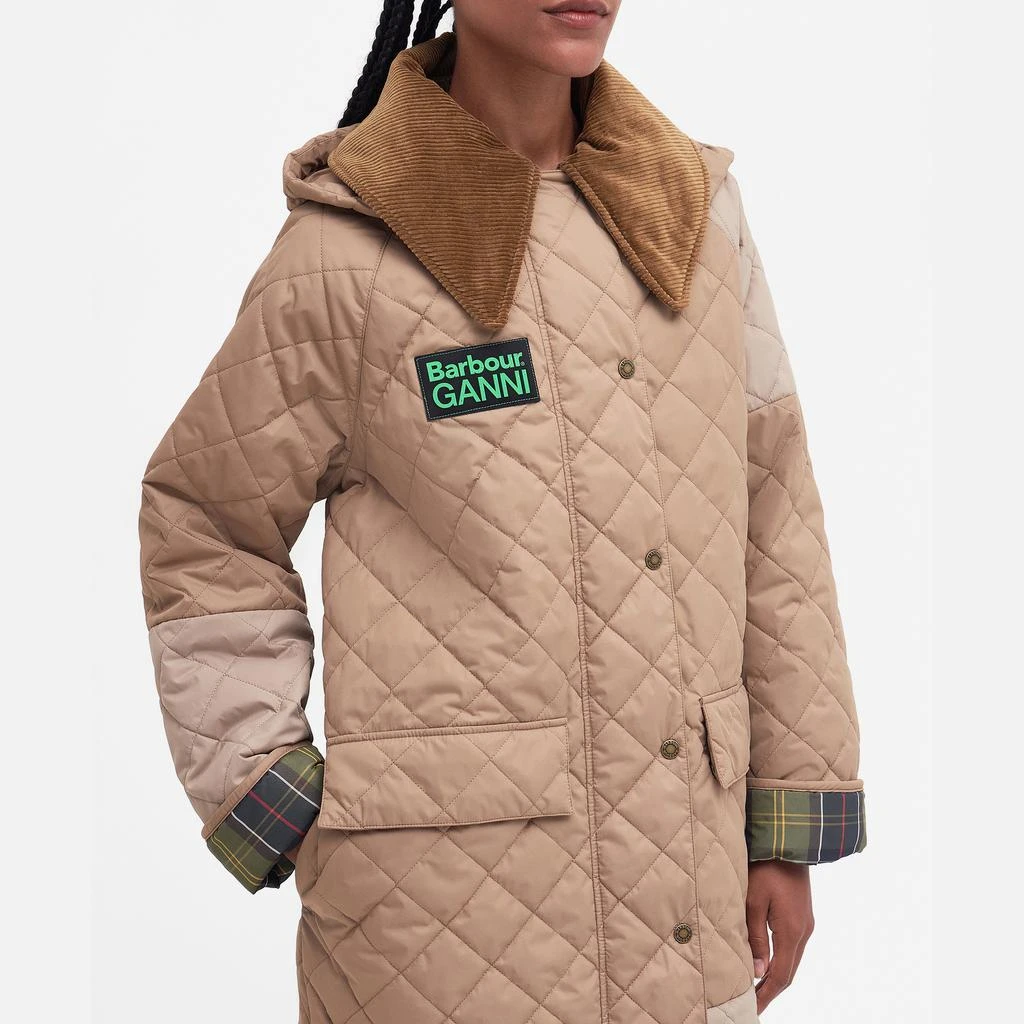 Barbour x GANNI Barbour x GANNI Burghley Quilted Recycled Shell Coat 3