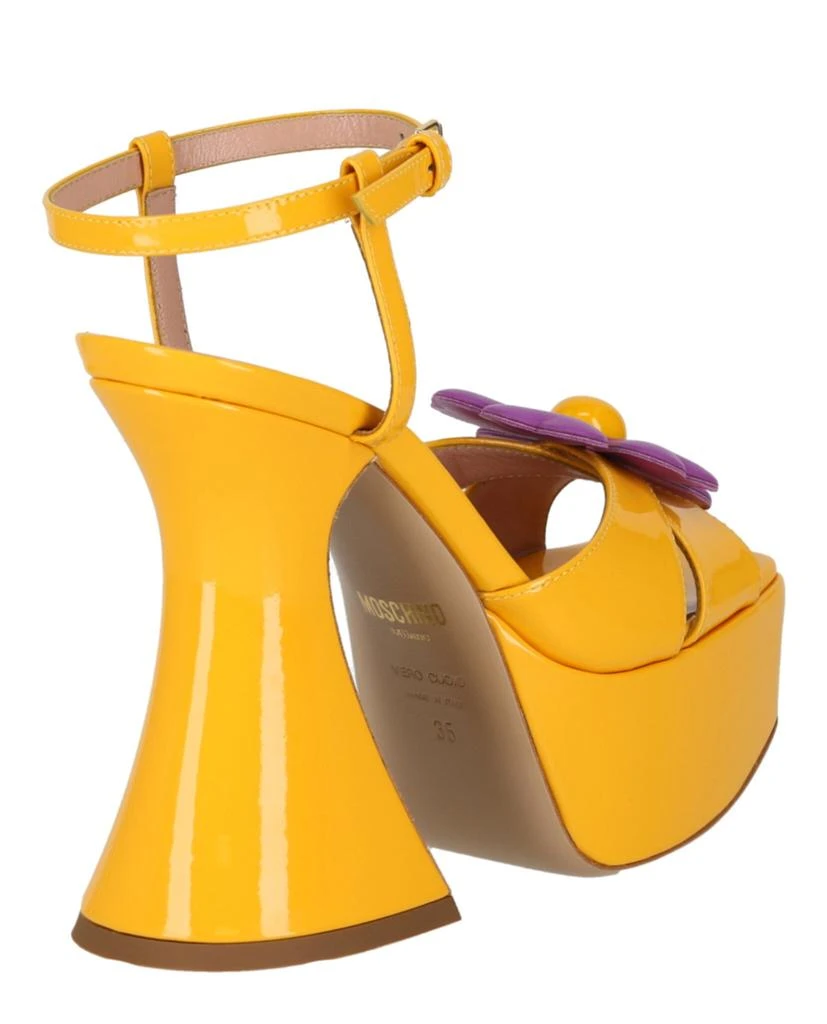 Moschino Flower-appliqué Platform Sandals 3