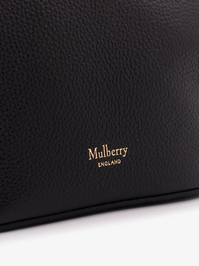 Mulberry Leather bucket bag with logo 5