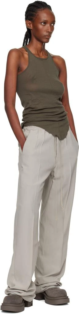 Rick Owens Off-White Concordians Dietrich Drawstring Trousers 4