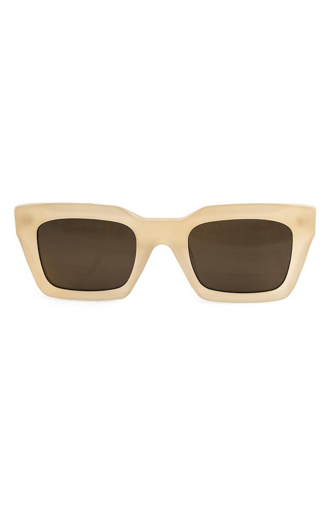 AQS Harper 55mm Polarized Square Sunglasses