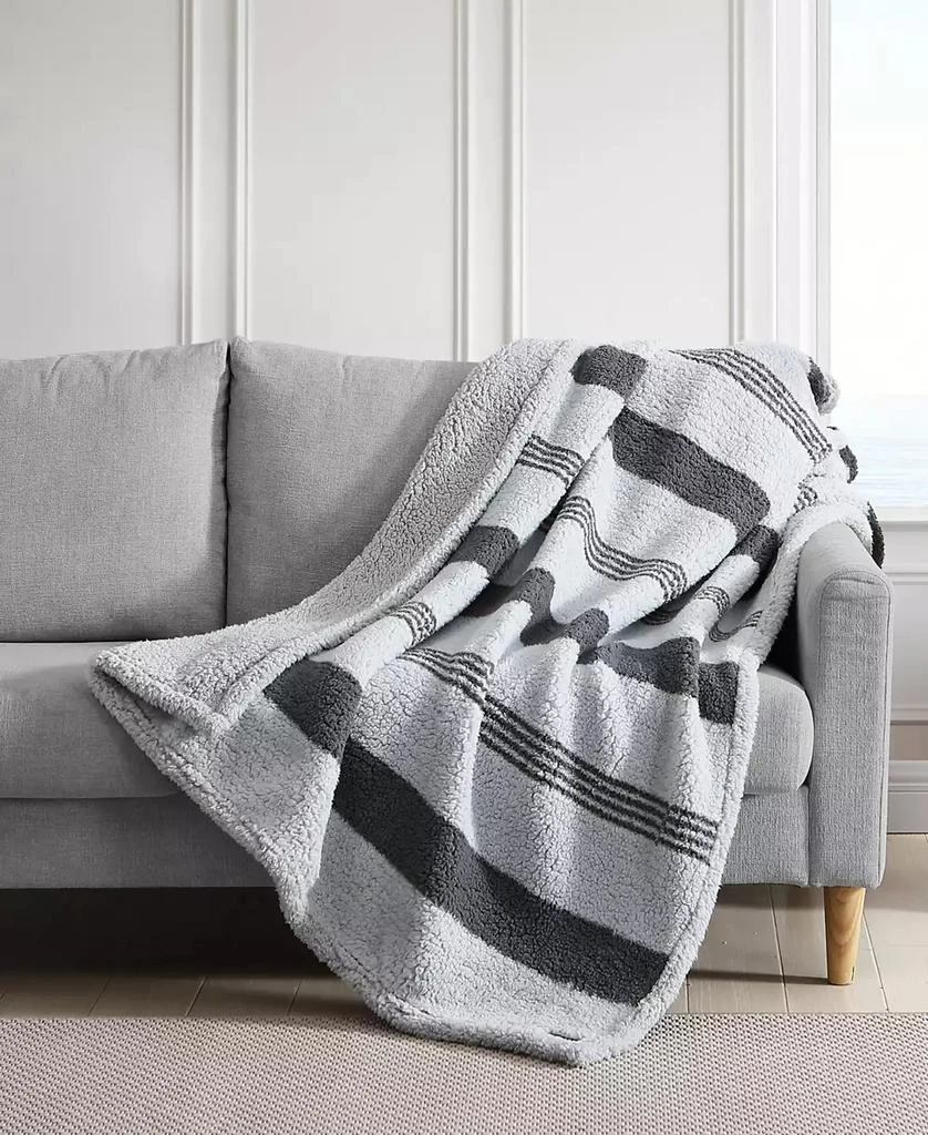 Nautica Saltmarsh Sherpa Throw, 60" x 50" 2