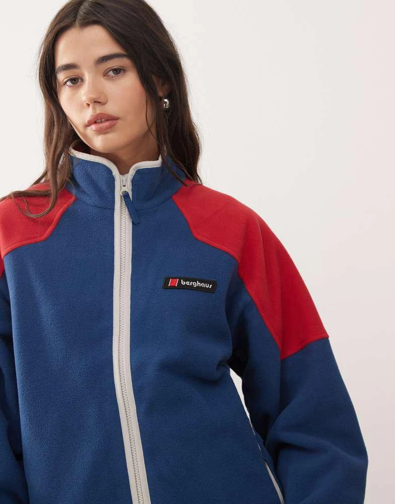 Berghaus Berghaus Unisex 1997 fleece jacket in blue/red 3