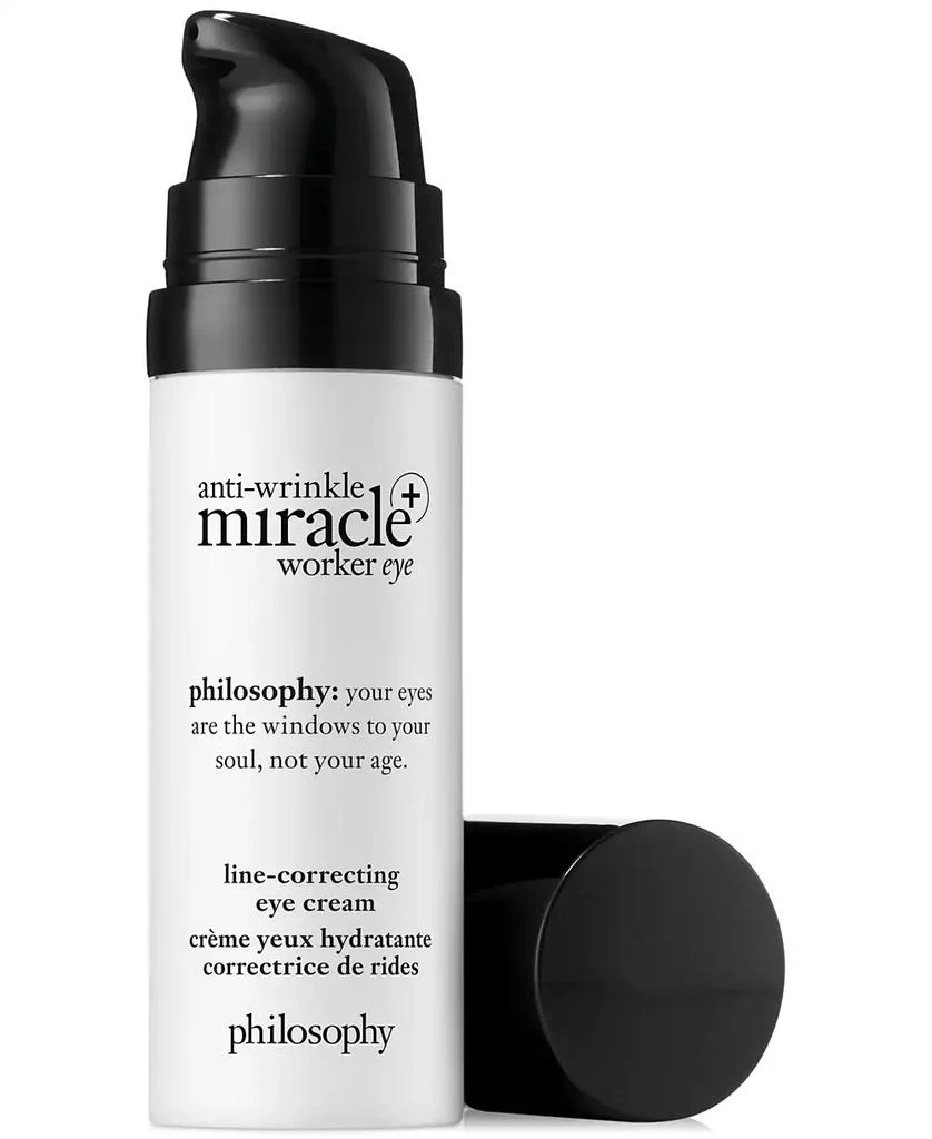 philosophy Anti-Wrinkle Miracle Worker+ Line-Correcting Eye Cream, 0.5-oz. 1