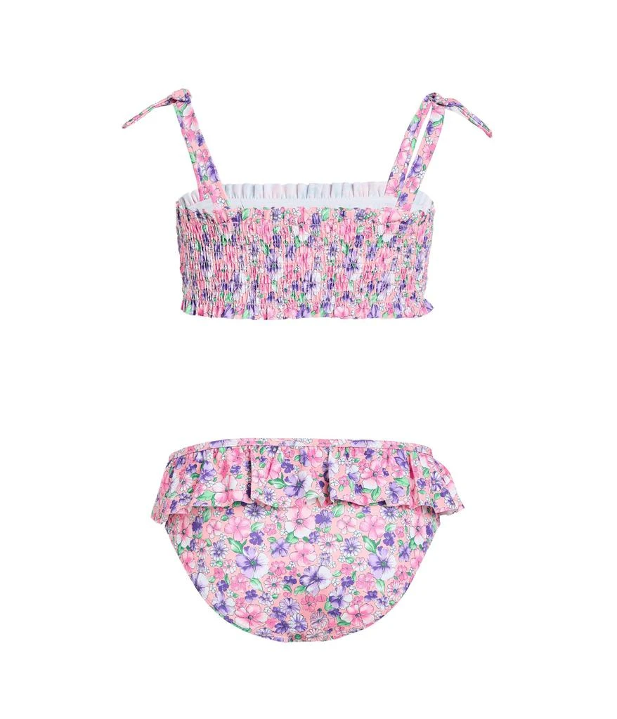 Janie and Jack Floral Smock Two-Piece Swim (Toddler/Little Kid/Big Kid) 2