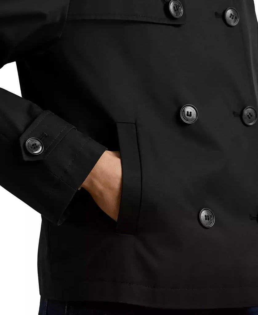 Ralph Lauren Petite Short Double-Breasted Trench Coat 5