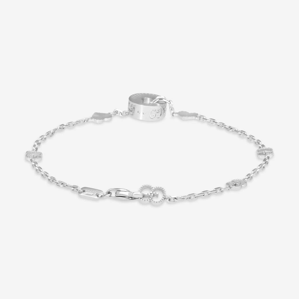 Gucci Gucci Icon Heart 18K White Gold Bracelet YBA729383002016-copy 3