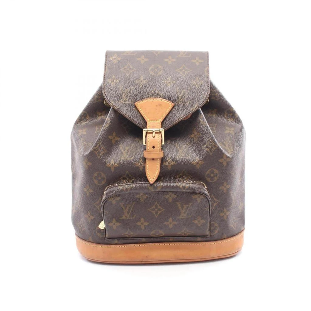 Louis Vuitton Coated Canvas Leather Backpack Handbag (Pre-Owned)
