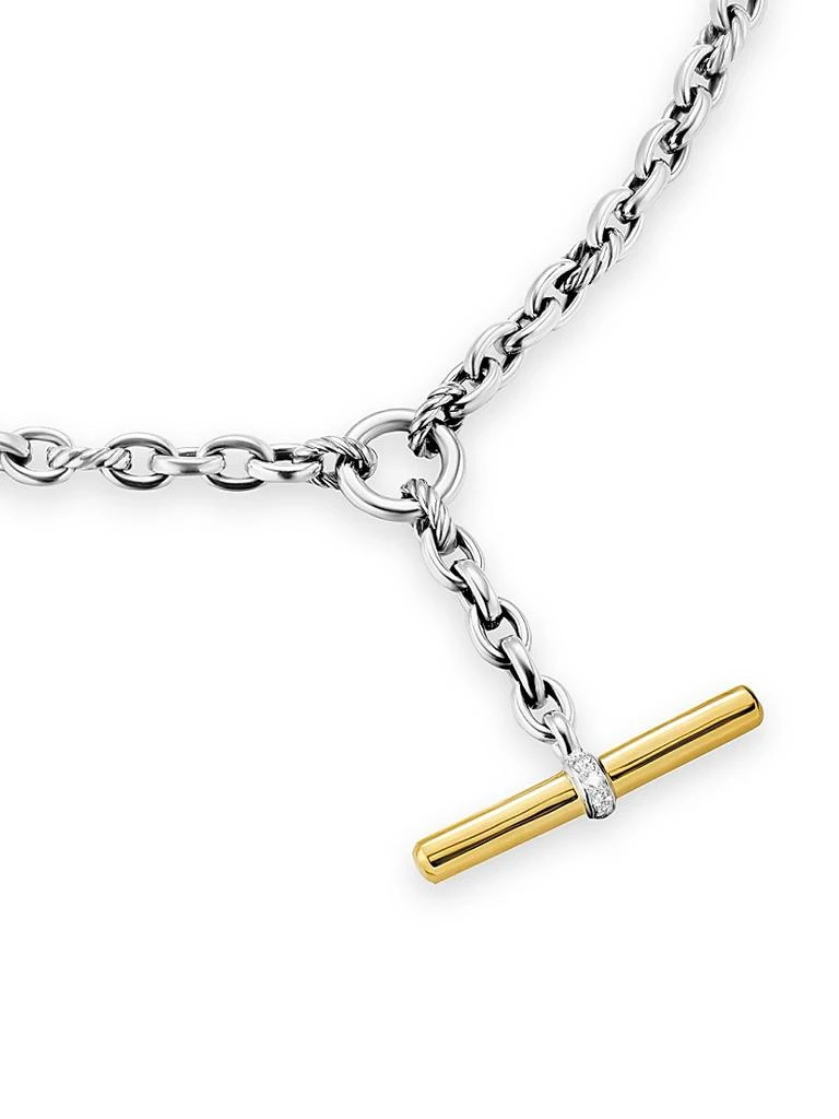 David Yurman DY Mercer Petite Toggle Chain Necklace in Sterling Silver 5