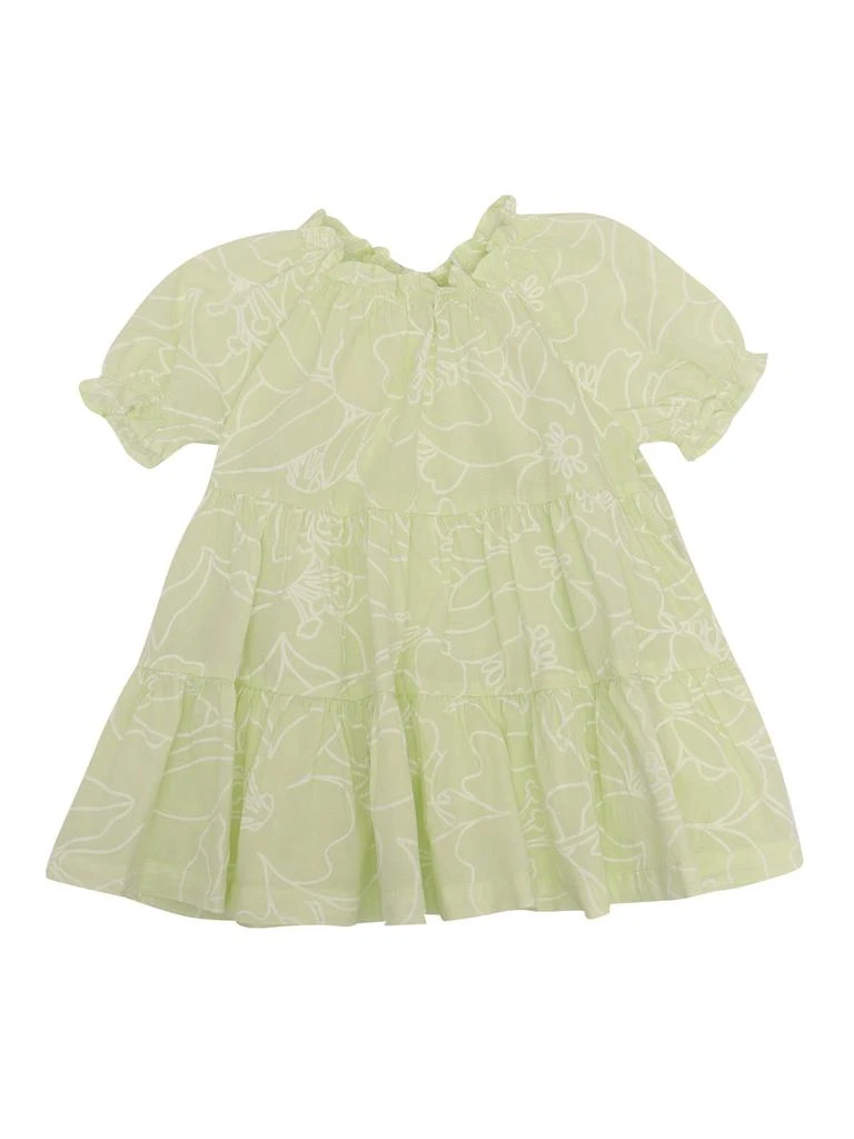 IL GUFO Il Gufo Floral Printed Ruffled Dress 1