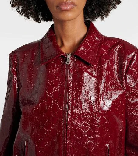 Gucci Leather bomber jacket 4
